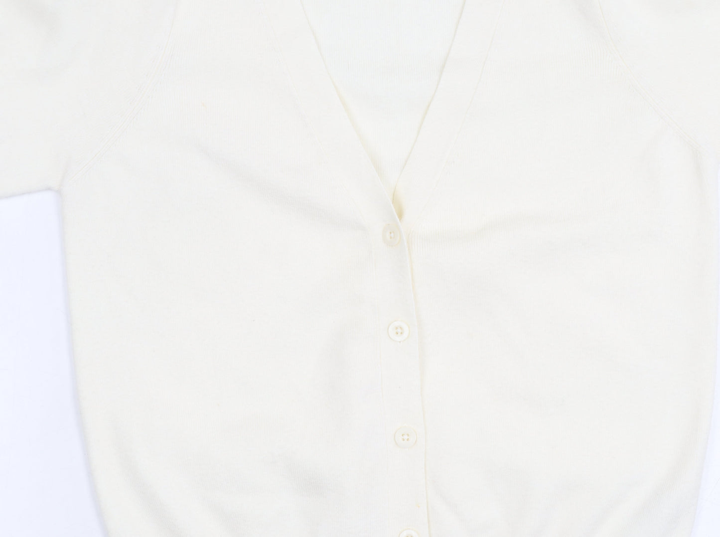 Marks and Spencer Women's Ivory Button-Up Cardigan