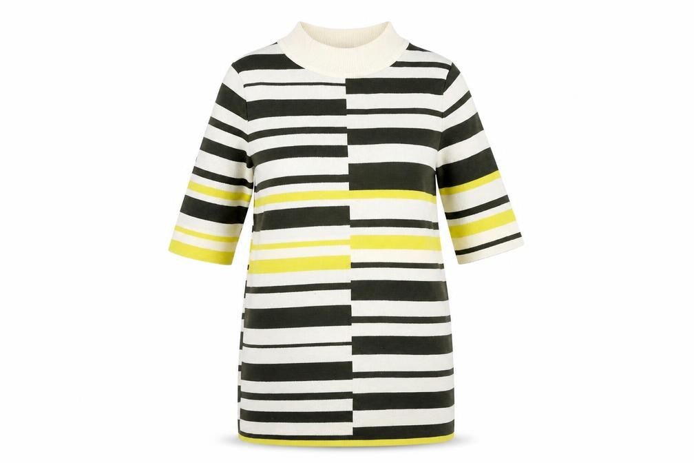 Next Women's Striped High Neck Knit Top XS