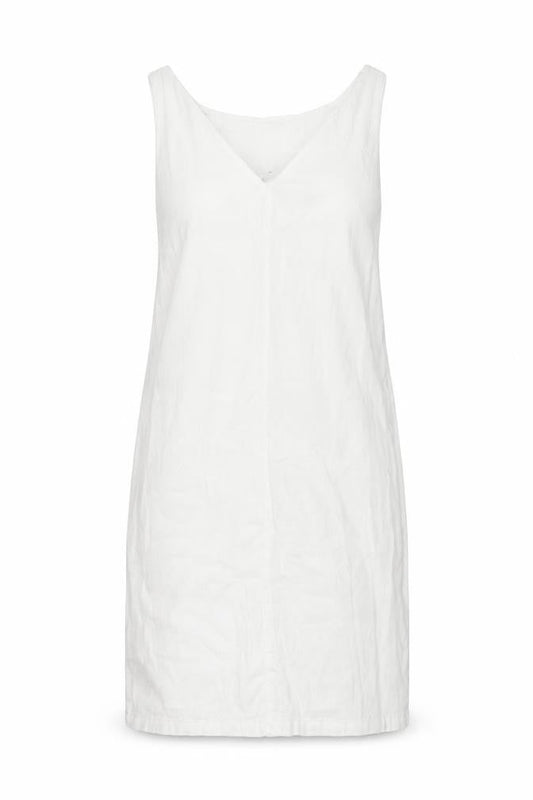 Next Petite White Linen Dress, Size 8, Sleeveless