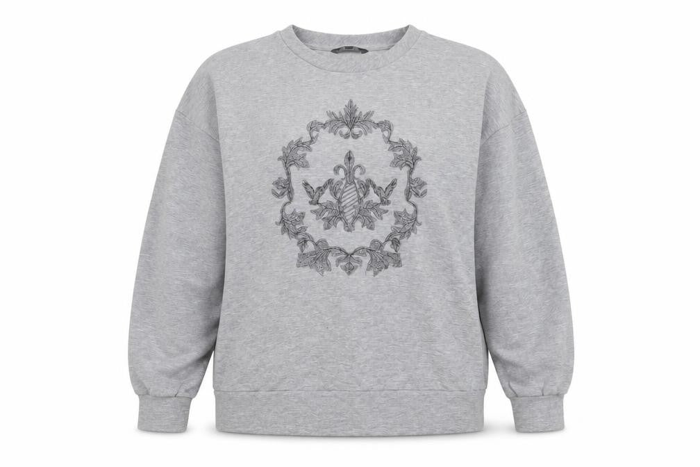 Next Women's Grey Pullover Jumper Size 12 Crew Neck