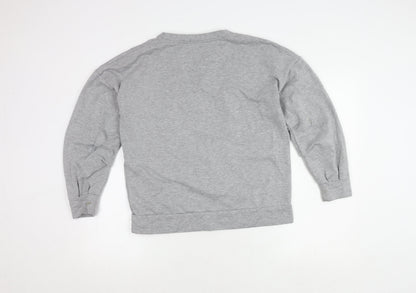 Next Women's Grey Pullover Jumper Size 12 Crew Neck