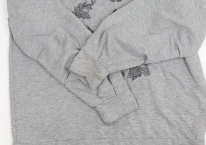Next Women's Grey Pullover Jumper Size 12 Crew Neck