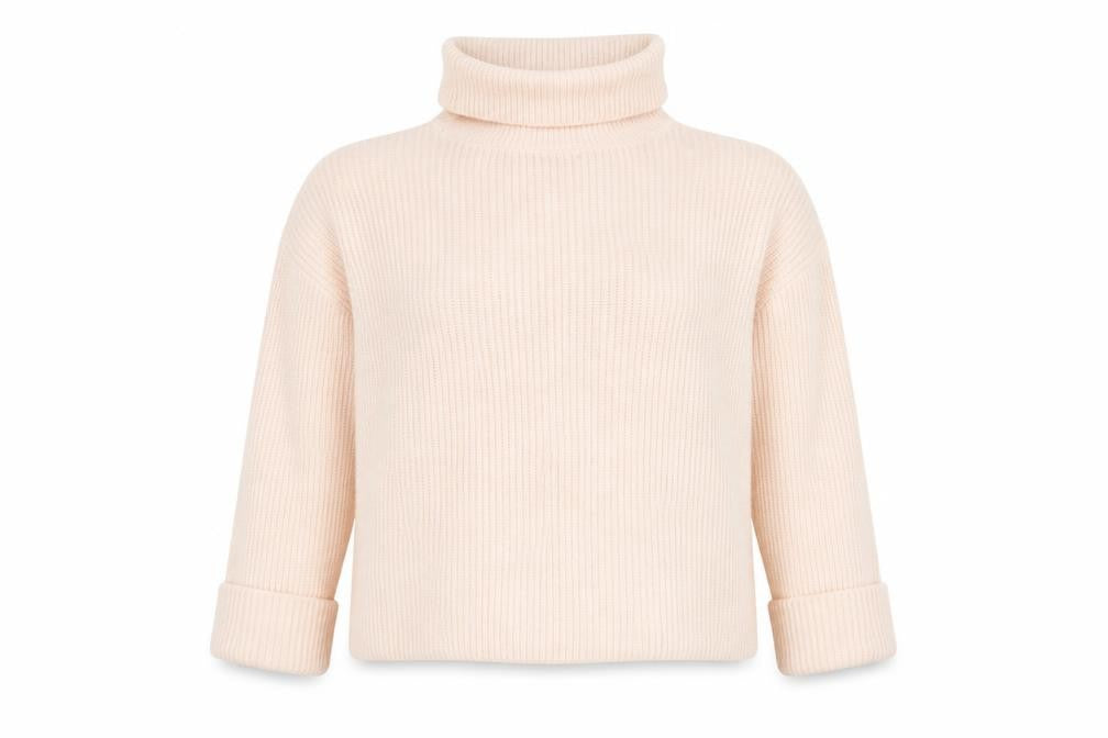 Marks & Spencer Women's Ivory Roll Neck Pullover Jumper XL