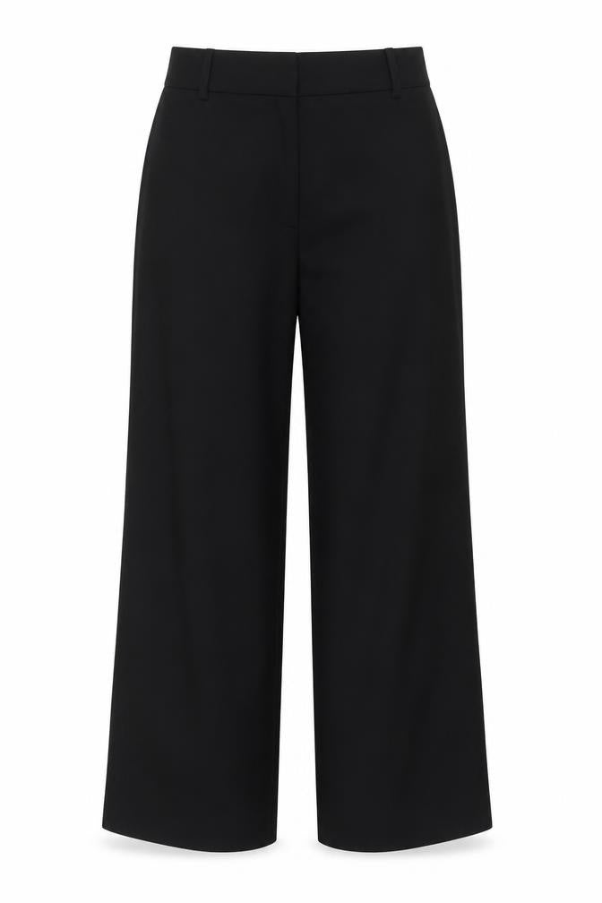 MNG Women's Black Straight Trousers, Size 10