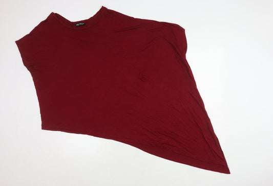 Select Women’s Red Asymmetrical Tunic Top Size 16