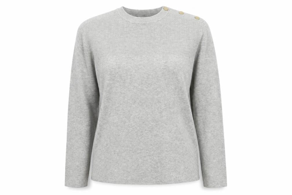 Marks & Spencer Women's Grey Pullover Jumper S