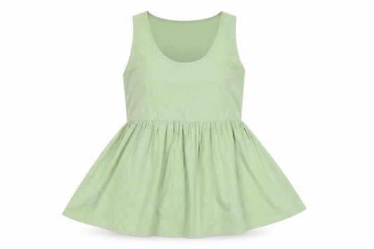 Boohoo Women Green Tank Top UK 8 Sleeveless Basic