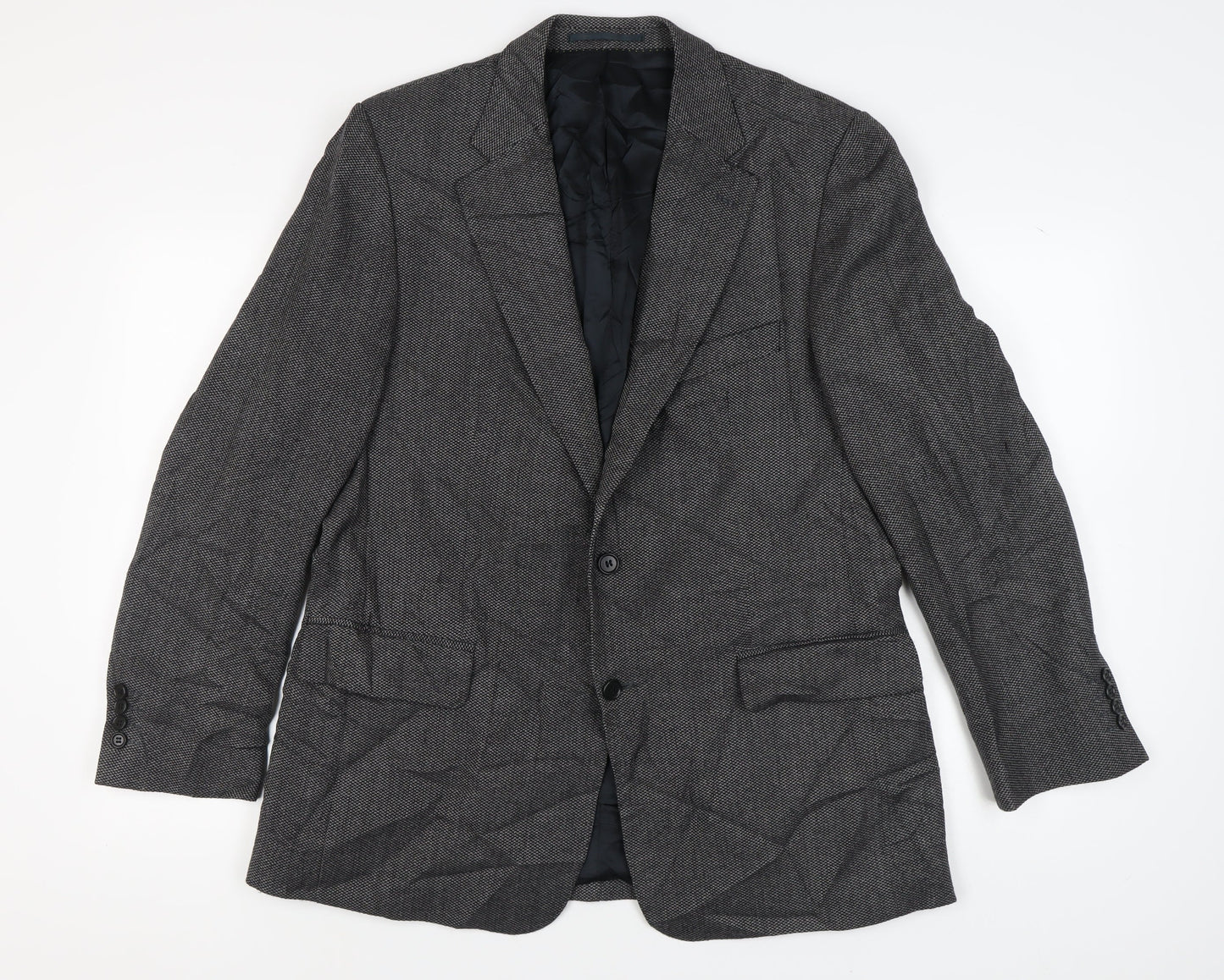 Magee Men's Grey Wool Blazer Jacket Size 44R