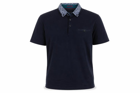 Ted Baker Men's Blue Polo Shirt, Size 3, Solid Cotton