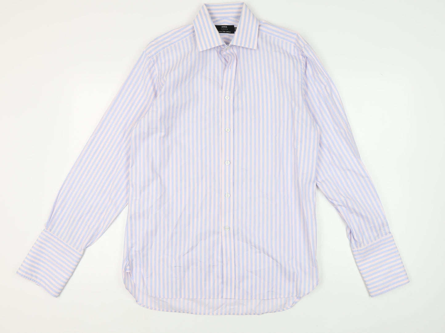Marks and Spencer Men's Multicoloured Striped Dress Shirt