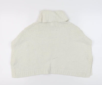 Gap Girls Ivory Cape Knit Sleeveless Jumper, Size S