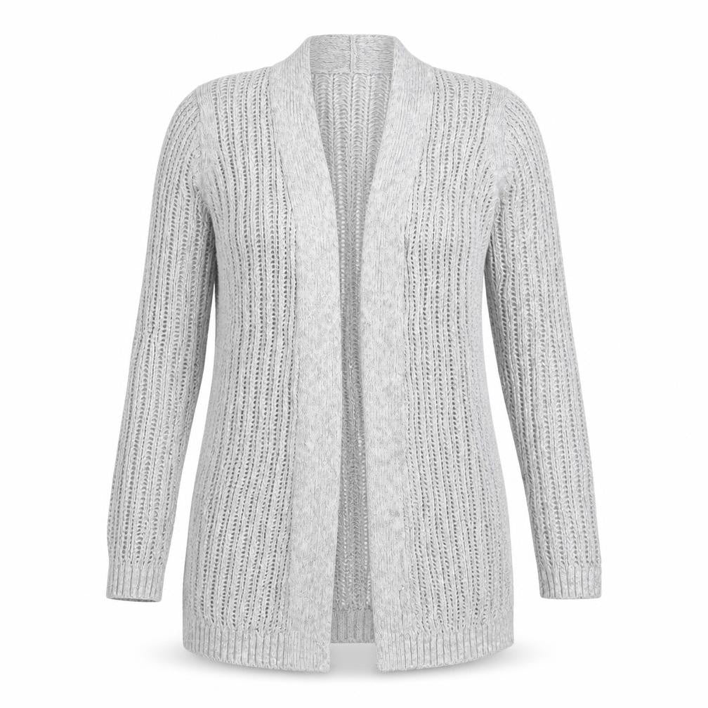 GAP Women’s Grey Open-Knit Open Front Cardigan S