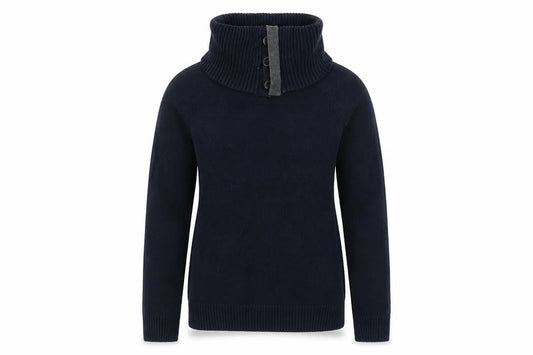 Gap Women's Black Cowl Neck Pullover Jumper S