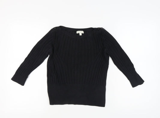 Monsoon Women's Black Pullover Jumper Size M