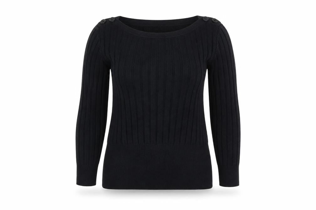 Monsoon Women's Black Pullover Jumper Size M