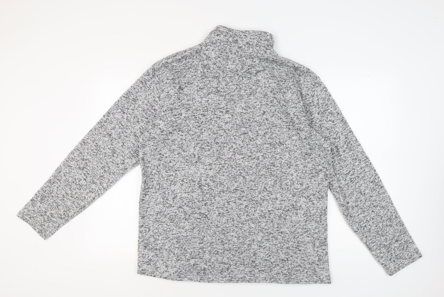 Atlas for Men Grey 1/4 Zip Sweatshirt - L