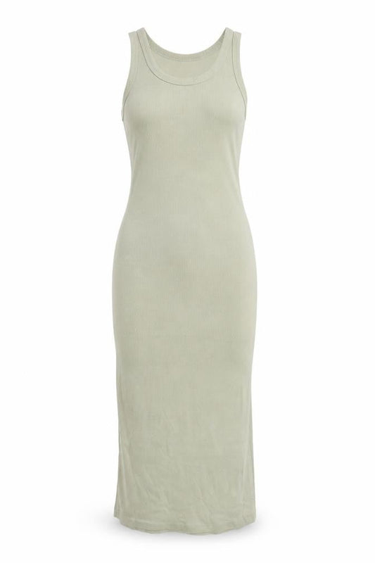 Weekday Women's Green Long Tank Dress Size S
