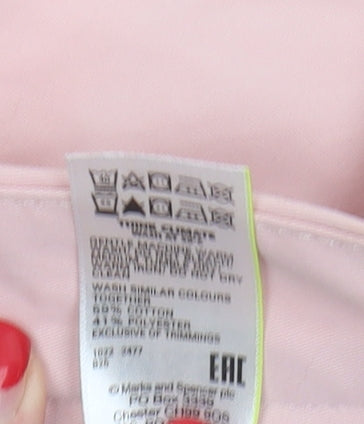 Marks and Spencer Women's Pink Trousers Size 6