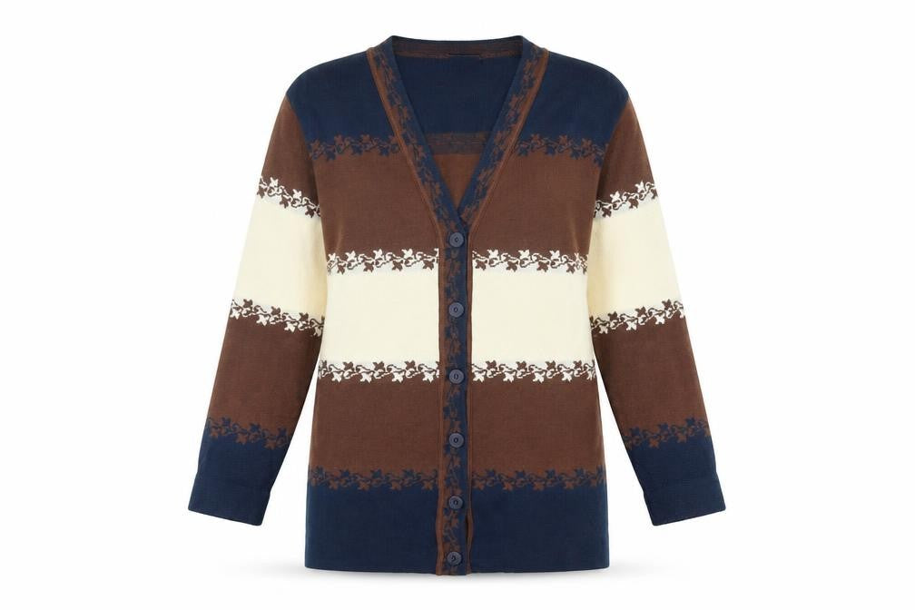 Alexon Women's Brown V-Neck Cardigan, Size S, Petites