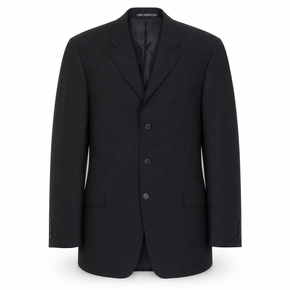 Moss Men's Grey Wool Blazer Jacket 42L Formal