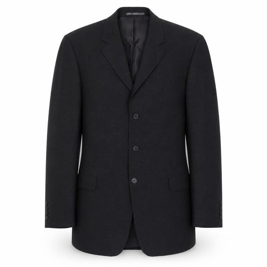Moss Men's Grey Wool Blazer Jacket 42L Formal
