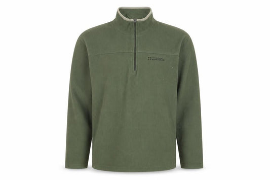 Mountain Warehouse Men's Green Fleece Pullover Sweatshirt Large