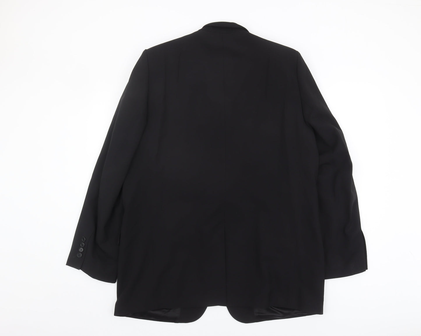 Magee Men's Black Blazer 42.5R Notch Lapel Formal Jacket