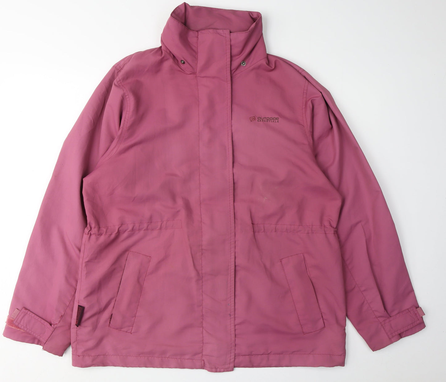 Outdoor Essentials Women's Pink Parka Jacket Size 14