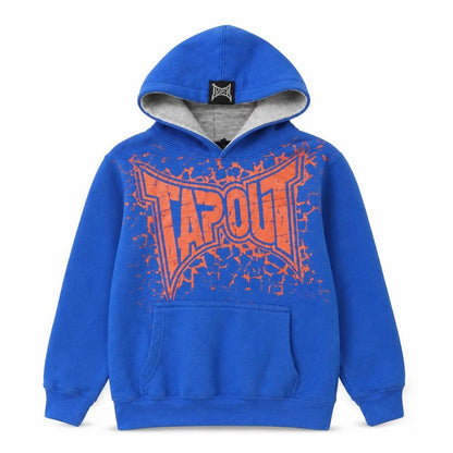 Front view of Tapout boys’ blue pullover hoodie -, size 7-8, years