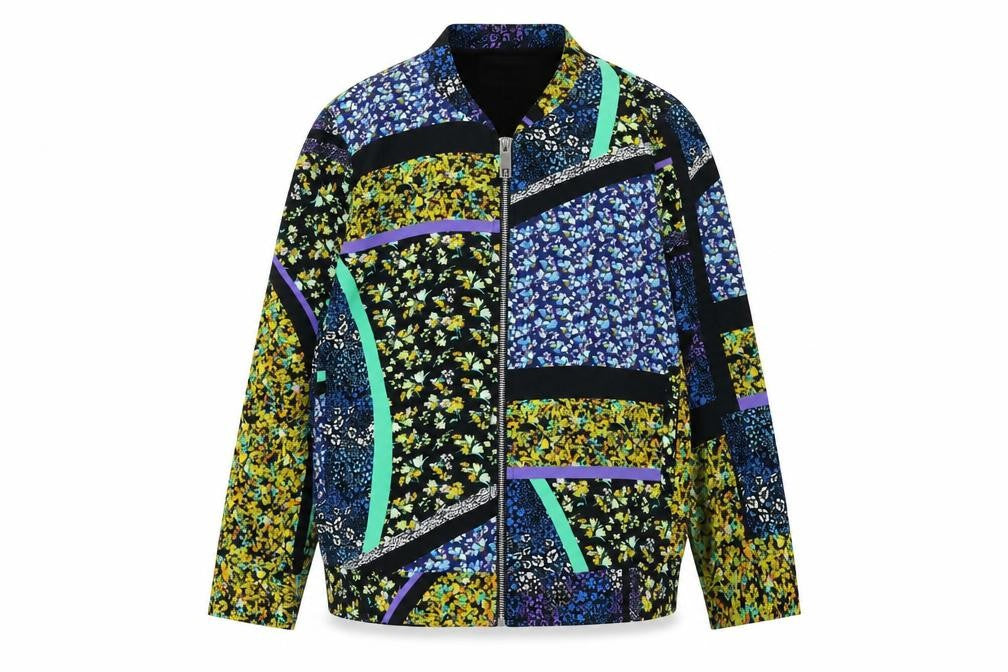 River Island Women's Multicolour Bomber Jacket Size 8