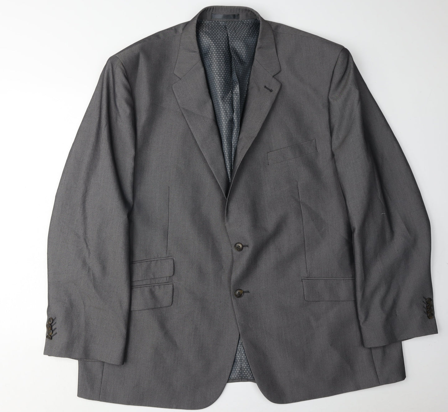 Greenwoods Men's Grey Blazer 54, Regular Fit Jacket