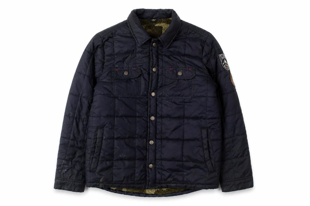 FatFace Boys Blue Puffer Jacket 10-11 Years Lined Lightweight
