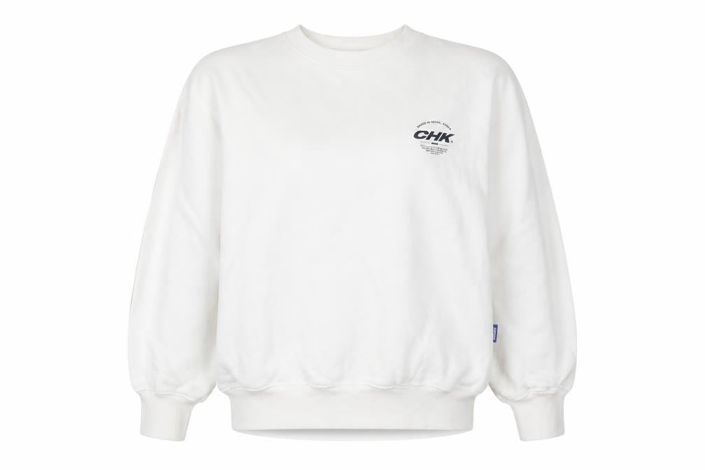Chuck White Unisex Sweatshirt, Size S, Cotton, New