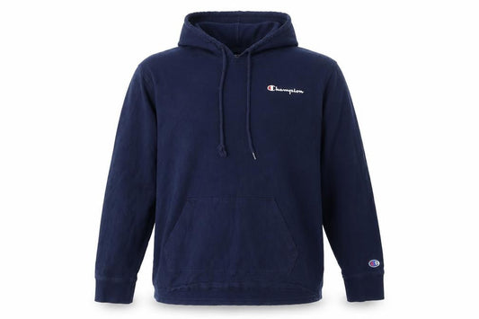 Champion Men's Blue XL Pullover Hoodie, Logo Accent