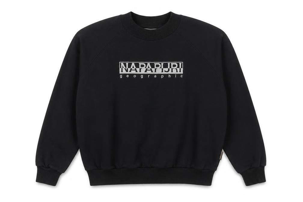 Napapijri Unisex Black Logo Sweatshirt XS
