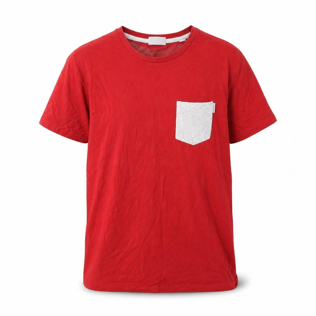Jack & Jones Red Men's Small Crew Neck T-Shirt
