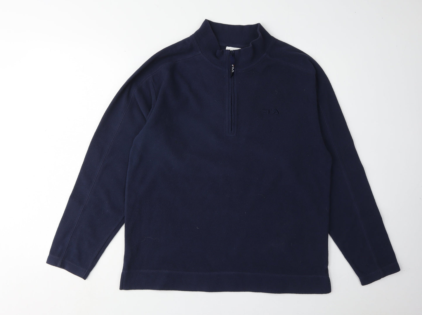 FILA Unisex Blue Pullover Sweatshirt, Size S