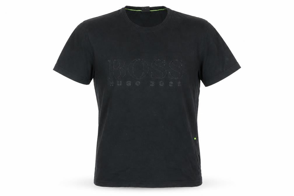 Hugo Boss Men’s Black Regular Fit T-Shirt - Size L