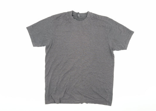 Jonnay Men's Grey S Crew Neck Jersey T-Shirt