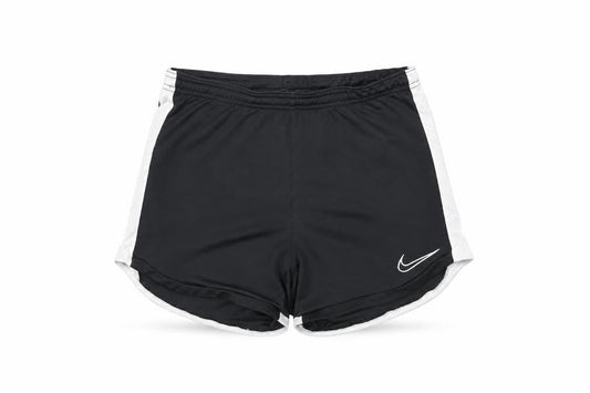 Front view of Nike boys’ black athletic shorts xs - breathable & quick dry