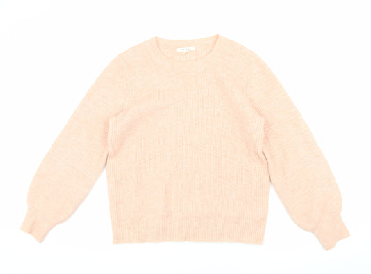White Stuff Women's Pink Pullover Jumper Size 10