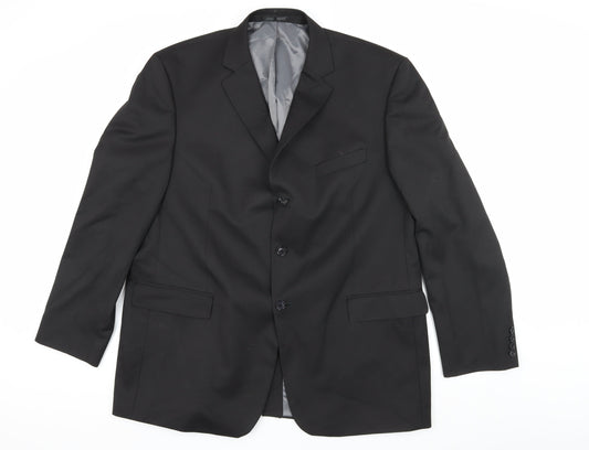 Taylor & Reece Men's Black Suit Jacket 46L