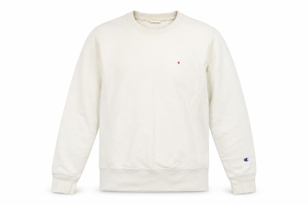 Champion Men's Ivory XS Pullover Sweatshirt