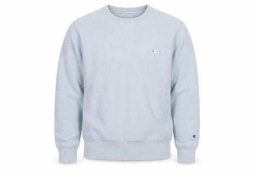 Champion Men's Blue Pullover Sweatshirt Logo Size S
