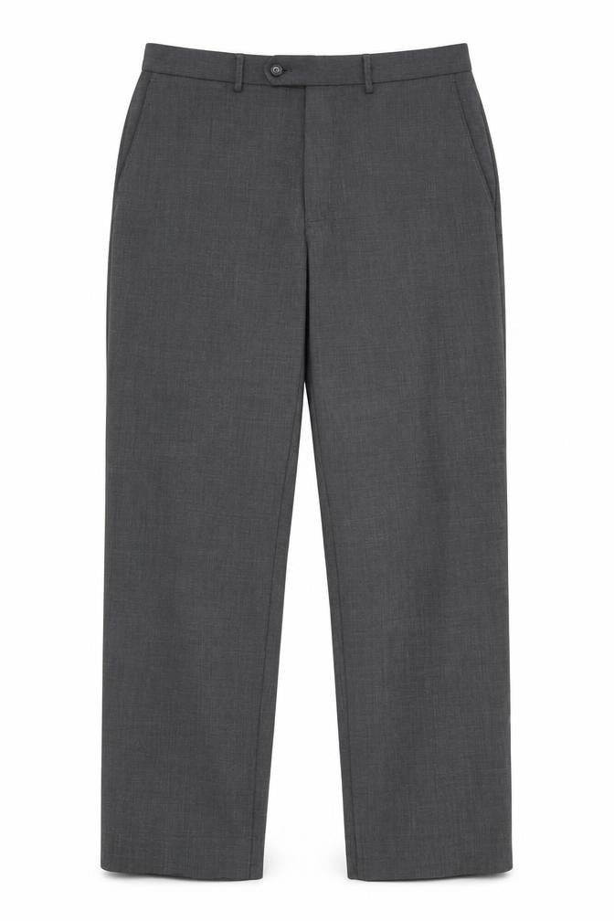Marks & Spencer Men's Grey Wool Blend Trousers 34