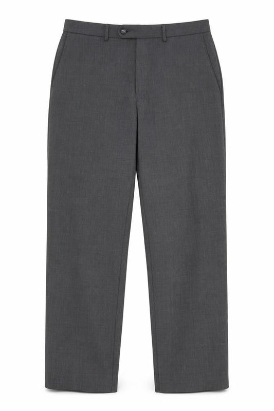 Marks & Spencer Men's Grey Wool Blend Trousers 34