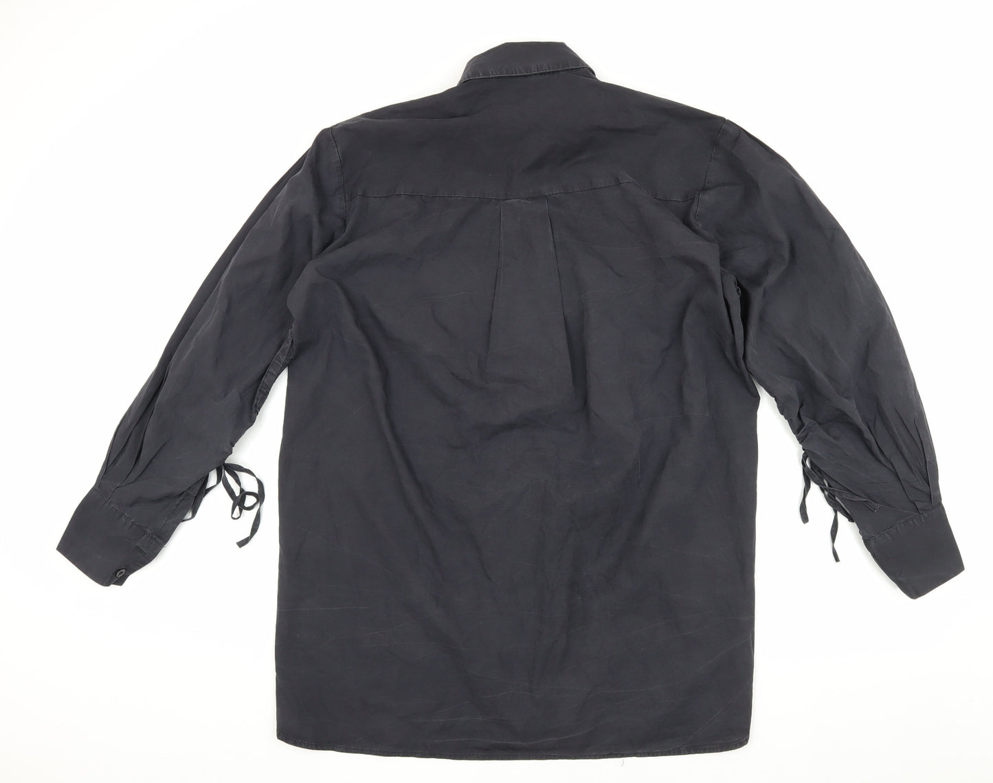 MISSPAP Women's Black Button-Up Shirt Size 10