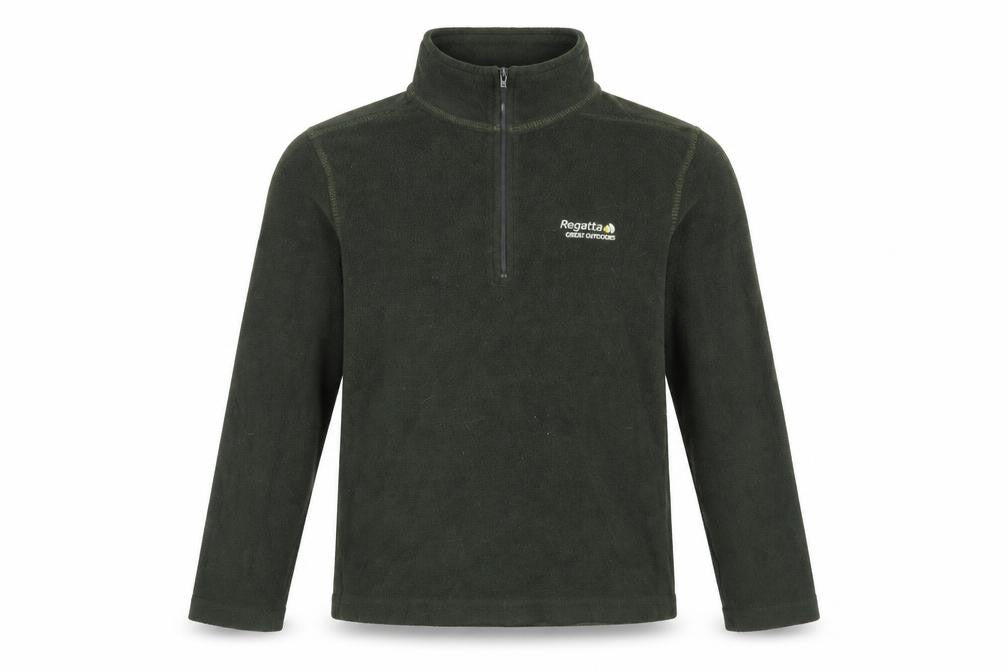 Regatta Boys' Green Fleece 1/4 Zip Sweatshirt 11-12 Years