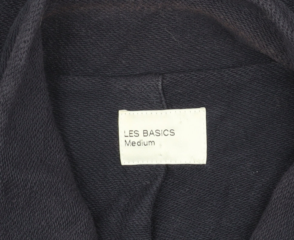 Les Basics Men's Blue Medium Cotton Jacket