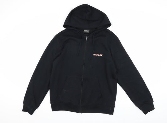 Skechers Men's Black Medium Full Zip Hooded Jacket